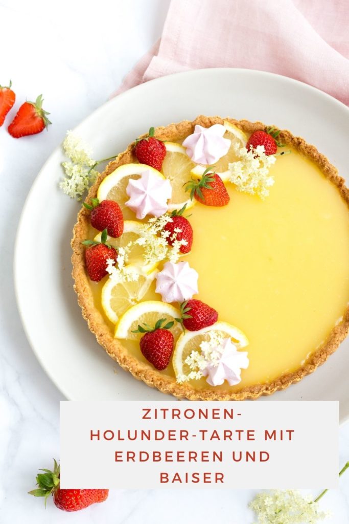 Zitronen-Holunder-Tarte