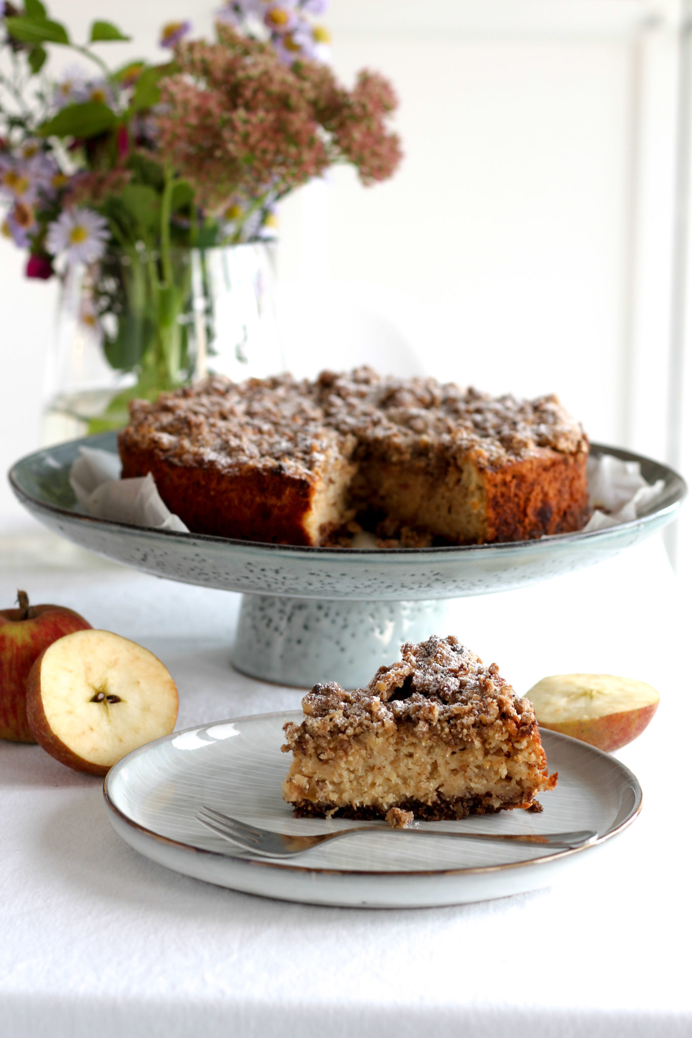 Apfel-Walnuss-Kuchen ein herbstlicher Genuss • House No 37